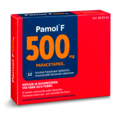 PAMOL F tabletti, suussa hajoava 500 mg 12 fol